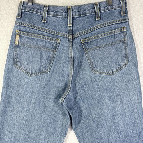 Cinch Green Label Jeans Mens 30x36 Blue Relaxed Tapered Fit Light Wash Denim - Picture 8 of 13